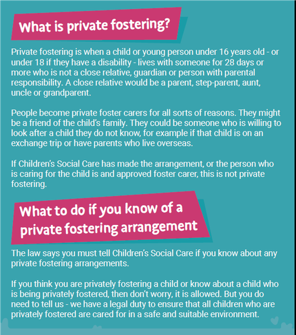 Private Fostering 2